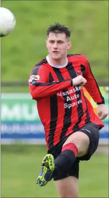  ?? ?? Hayden Lynch was among the goals for Lisnaskea Rovers in their win over Dunbreen on Saturday.