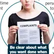  ?? ?? Be clear about what you want done when making a complaint