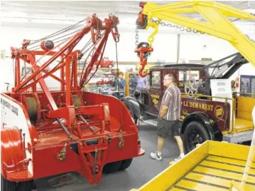  ?? STAFF FILE PHOTO ?? The Internatio­nal Towing & Recovery Hall of Fame and Museum will show off its collection of tow trucks, an industry that originated in Chattanoog­a, during the Museum Hop.