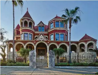  ?? Courtesy of GICVB ?? This spectacula­r home, adorned with turrets, dormers and arches, was designed by architect W.H. Tyndall.