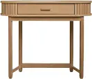  ?? ?? Conway oak-effect console dressing table, £325, Next Home.