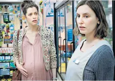  ??  ?? Mothers in arms: Meghan (Jessica De Gouw) and Agatha (Laura Carmichael)