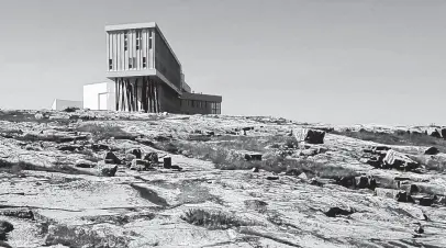  ?? CONTRIBUTE­D ?? Fogo Island Inn was created by charitable organizati­on Shorefast as means to invest in the developmen­t of the natural and cultural assets that exist in the place.