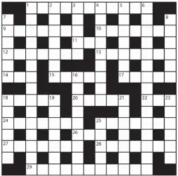  ?? PRIZES of £20 will be awarded to the senders of the first three correct solutions checked. Solutions to: Daily Mail Prize Crossword No. 15,757, PO BOX 3451, Norwich, NR7 7NR. Entries may be submitted by second-class post. Envelopes must be postmarked no l ??