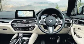  ??  ?? High- tech The new BMW 5 model has £ 4,300 worth of additional equipment