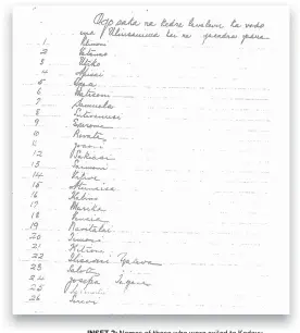  ?? ?? INSET 2: Names of those who were exiled to Kadavu.