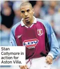  ??  ?? Stan Collymore in action for Aston Villa.