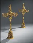  ??  ?? The ‘exquisite’ candelabra sold for £124,000.