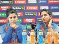  ?? GETTY ?? Ramesh Powar’s role has come into focus along with seniormost player Mithali Raj (left) after India were knocked out in the semifinals against England at the World T20.