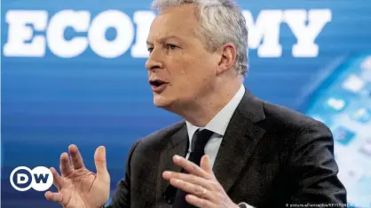  ??  ?? El ministro francés de Economía y Finanzas, Bruno Le Maire, en una imagen de archivo.