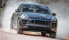  ?? Porsche photo ?? Porsche introduced the Macan GTS for 2017 to fill the gap between the Macan S and the Turbo.