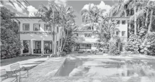  ?? THE JILLS ZEDER GROUP/ 1OAK STUDIOS ?? The Jills Zeder Group has listed Craig Robins’ and Jackie Soffer’s Sunset Islands waterfront estate for $45 million