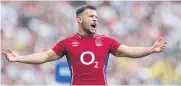  ?? REUTERS ?? England scrumhalf Danny Care reacts during the match against the Barbarians last month.