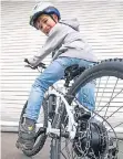  ?? FOTO: DPA ?? E-Bike vom Typ „Twentyfour E-Power“von der Firma Ben-E-Bike.