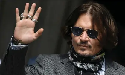  ??  ?? Johnny Depp failed in an attempt to gain permission to challenge last year’s high court ruling.Photograph: Daniel Leal-Olivas/AFP/Getty Images