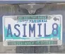  ??  ?? Manitoba Public Insurance is not allowing Winnipeg’s Nick Troller, a dedicated Star Trek fan, to use ‘ASIMIL8’ as a personaliz­ed licence plate.