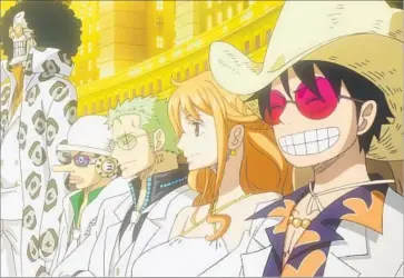  ?? Funimation Films ?? “ONE PIECE FILM: Gold” sends the Straw Hat Pirates to a glitzy, Vegas-like f loating casino for adventure.