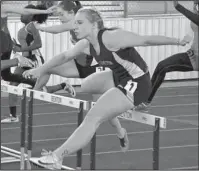  ?? Submitted photo ?? AHEAD OF THE PACK: Skylar Hall gave the Lake Hamilton Lady Wolves five points with a fourth-place finish in the 110-meter hurdles at Benton on Thursday. The Lady Wolves placed fourth out of 15 teams.