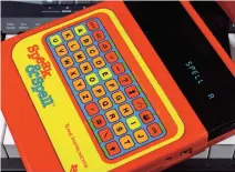  ??  ?? The Speak & Spell brought voice synthesis to the masses