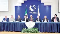  ?? ?? ▮ Por tercer año consecutiv­o, Alejandro Loya Galaz, fue reelecto como presidente de Canacintra en Monclova.