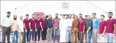  ??  ?? Shamlal Ahamed, Managing Director – Internatio­nal Operations, Malabar Gold & Diamonds, Tariq Al Nuiman, Public Relations Officer, Sharjah Charity Internatio­nal, Abdul Salam KP, Group Executive Director, Malabar Group, Hamza KS, Manager – CSR, Malabar...