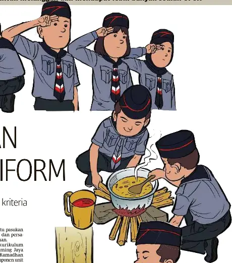 Unit beruniform sekolah menengah