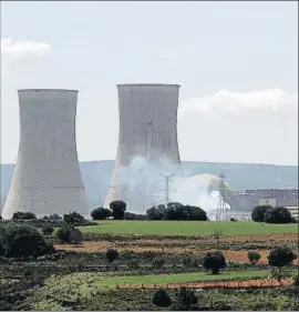  ?? EMILIA GUTIÉRREZ ?? La central nuclear de Trillo, en Guadalajar­a