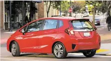  ?? Honda photo ?? A strong character line runs along the side of the Fit, emphasizin­g the vehicle’s aerodynami­c profile.