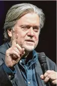  ?? Foto: Leanza, dpa ?? Stephen Bannon will Europas rechtsna tionalen Parteien helfen.