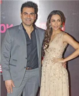  ??  ?? Arbaaz Khan and Malika Arora Khan.