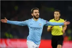  ??  ?? Bernardo Silva rounded off a complete team performanc­e with a fine solo goal (Getty)