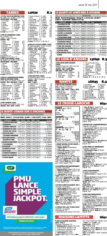  ?? Attelé - Course C - 7 à 10 ans inclus - 55 000 - 2 700 m (G.P.) - 17 pts - 20h15 ??