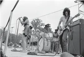  ?? Hearst Connecticu­t Media file photo ?? One of the bands that managed to play at the ill-fated Powder Ridge Rock Festival in July 1970.