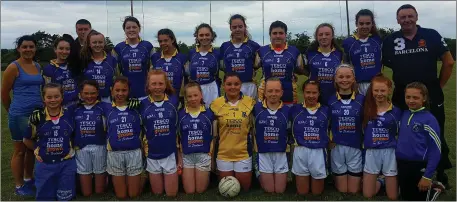  ??  ?? Under-14 Blitz participan­ts Knocknagre­e Ladies Football Club