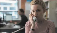  ?? Ty Johnson / Bleecker Street ?? Julia Garner plays a young woman who works for a Harvey Weinsteinl­ike mogul in “The Assistant.”