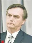  ??  ?? Jair Bolsonaro, presidente de la República Federativa del Brasil, cuyas declaracio­nes cuestionó Ovelar.