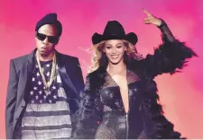  ??  ?? LA ORIGINAL PROPUESTA DE BEYONCÉ Y JAY-Z