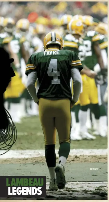  ??  ?? BRETT FAVRE