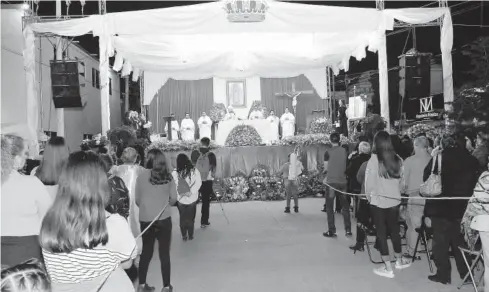  ?? EL DEBATE ?? &gt; Así culminaron con los festejos a la Virgen de Guadalupe.