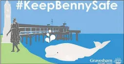  ??  ?? Gravesham council has postponed its annual fireworks display almost a month after Benny the Beluga appeared