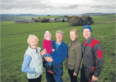  ?? Picture: Alan Richardson. ?? Ian Whiteford and his family run their farm at Hill Tarvit Mains, Cupar.