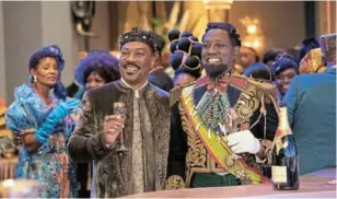  ?? / QUANTRELL D. COLBERT ?? Eddie Murphy and Wesley Snipes star in Coming 2 America.