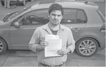  ?? Michael Ciaglo / Chronicle file ?? Dr. Ricardo Nuila, an assistant professor of medicine with Baylor University, was notified in 2015 that his car was part of the Volkswagen emissions scandal.