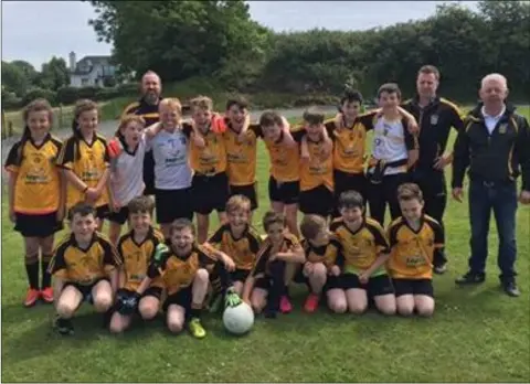  ??  ?? The Cuchulainn Gaels players who took part in the Michael Malone All Ireland U12 blitz.