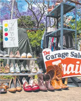  ?? ?? Charters Towers Regional Council is taking part in the Garage Sale Trail again in November 2021.