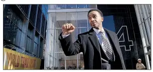  ??  ?? Ambitious sports agent Ray Burke (Andre Holland) fights to keep his clients solvent and his own head above water during an NBA lockout in Steven Soderbergh’s High Flying Bird, now streaming on Netflix.