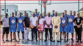  ?? ?? Participan­ts at the maiden Basketball Slam competitio­n in Lagos