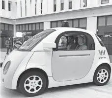  ?? MARCO DELLA CAVA, USA TODAY ?? Waymo, Google’s self-driving car unit, accuses Uber of stealing confidenti­al informatio­n on Waymo’s LiDAR sensor technology.