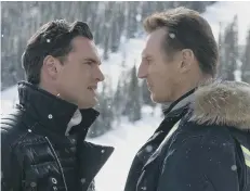  ??  ?? Tom Bateman and Liam Neeson star in Cold Pursuit