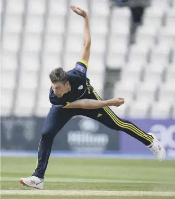  ??  ?? South Africa- born Brad Wheal says things have ‘ started nicely’ this summer with Hampshire.